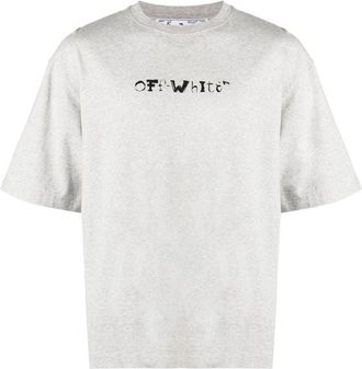 Off-white Crew Neck Tee OMAA120S23JER0050810