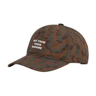Dr&ocirc;le de Monsieur Cappellino Slogan Moire - - Accessories - Uomo - Verde - ONE SIZE
