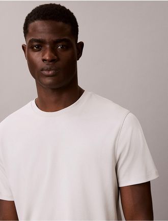 Calvin Klein Mens Supima Cotton Crewneck T-Shirt - White - 2XL