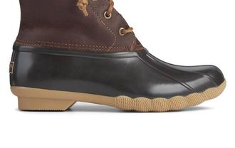 Sperry Top-Sider Womens Saltwater Duck Boot In Tan/dark Brown