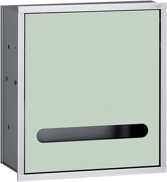 Emco M&oacute;dulo Dispensador De Toallas De Papel Empotrado 344mm Aluminio / Blanco &Oacute;ptico