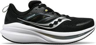 Saucony Mens Omni 22 Running Shoe In Black White