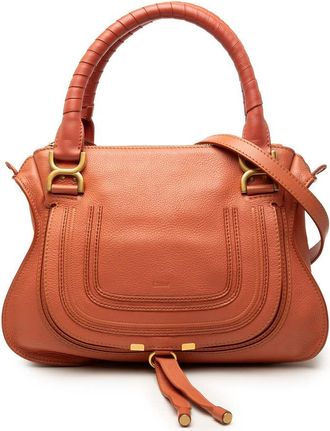 Chlo&eacute; Pre-owned Chloe Medium Leather Marcie Satchel Ladies MV0OAL302ECZRZHF