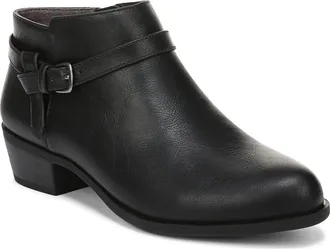 Life Stride Ada Faux Leather Ankle Bootie in Black at Nordstrom, Size 8.5