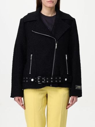 Ganni Giubbotto biker Ganni in bouclè