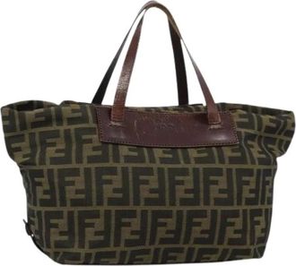 Fendi Pre-owned Vintage Tote Bag - Dames - Vintage Shopper - Bruin - ONE Size - Leer - Vintage
