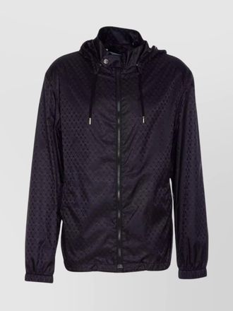 Alexander McQueen skull print hooded jacket