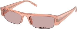 Miu Miu MU B07S Zonnebril - Dames - Zonnebrillen - Roze - 51 MM - Accessoires