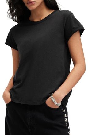 AllSaints Anna Cotton T-Shirt in Black at Nordstrom, Size X-Small