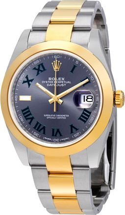 Rolex Pre-owned Rolex Datejust Slate Dial Mens Watch 126303 GYRO