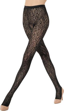 Wolford Rose Lace Effect Tights