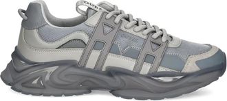 Guess Co Belluno panelled lace-up sneakers - Grey