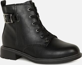 Soft Line Womens Bamford Womens Ankle Boots - Black - Size: 7.5