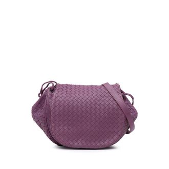 Bottega Veneta Pre-owned Bottega Veneta Nappa Intrecciato Flap Crossbody Ladies B01511064W