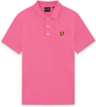 Lyle & Scott Plain Polo Shirt - Heren - Polos - Roze - L - Tops