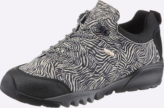 Waldl&auml;ufer Schn&uuml;rschuh WALDL&Auml;UFER, Damen, Gr. 4,5, wei&szlig;, gemustert, Gummi, Nubukleder, Textil, Schuhe Schn&uuml;rschuh