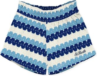 MC2 Saint Barth Meave Short - Dames - Bermuda - Blauw - L - Korte Broeken
