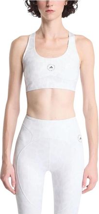 adidas by Stella McCartney True Purpose Medium Support Training Bra Printed - Dames - Sport BHs - Wit - M - Polyester - Fitness
