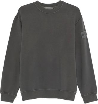 Stone Island Ghost crew-neck sweatshirt - men - Cotton/Elastane - M - Grey