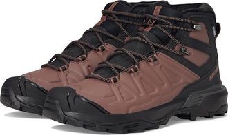 Salomon X Ultra Snowpilot Womens Walking Shoes Black/Peppercorn/Cognac : 9.5 M, Synthetic