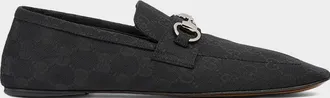 Gucci Ragazzo GG Canvas Loafers with Horsebit