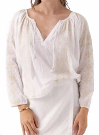 Sundays Trista Top In White