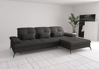 Sit&more Ecksofa »Amica, L-Form, inkl. Sitztiefenverstellung & Armteilverstellung« wahlweise mit Bettfunktion, Bettkasten und Kopfteilverstellung