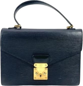 Louis Vuitton Pre-owned Handbag - unisex - Vintage Handtas - Zwart - ONE Size - Leer - Vintage
