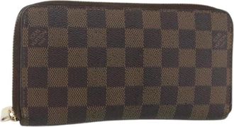 Louis Vuitton Pre-owned Wallets, female, Brown, Size: ONE SIZE Pre-owned Canvas Wallet