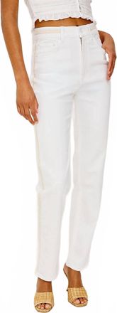 Rails Topanga Embroidered Jeans In Salt White Braided