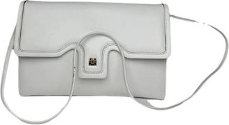 Givenchy Pre-owned Leren Schoudertas - Dames - Vintage Schoudertas - Wit - ONE Size - Leer - Vintage