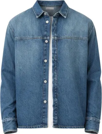Marcelo Burlon Hombre, Chaquetas, Azul, Talla: XL