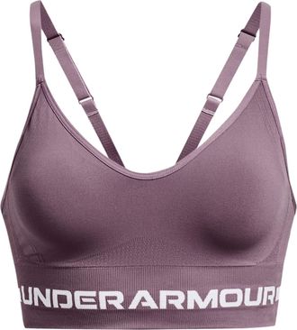 Under Armour (WMNS) Under Armour Seamless Low Long Bra Purple 1357719-500