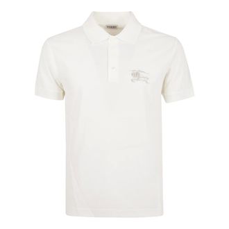 Burberry Polo Shirts, male, White, Size: M EDK Polo