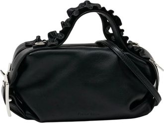 Simone Rocha Handbags, female, Black, Size: ONE SIZE Mini Biker Belt Bag