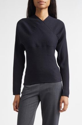 Paloma Wool Polenta Extrafine Merino Wool Rib Sweater in Dark Grey at Nordstrom, Size X-Small