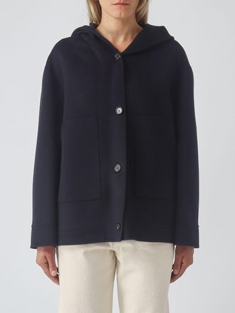 Max Mara S Max Mara Cappotto corto in lana vergine con cappuccio