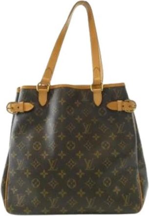 Louis Vuitton Pre-owned Monogram Shoulder Bag - Dames - Vintage Shopper - Bruin - ONE Size - Vintage