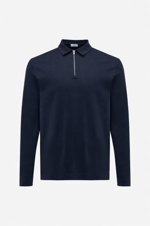 Gentiluomo Half Zip Longsleeve Polo | Donkerblauw