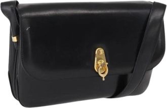 Celine Pre-owned Vintage Cross Body Tas - Dames - Vintage Schoudertas - Zwart - ONE Size - Leer - Vintage
