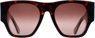 Chloé Square Dark Havana Brown Gradient CH0233S