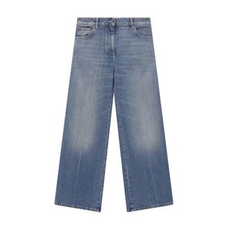 Valentino Jeans, Dames, Blauw, W28, Katoen, Wide Jeans