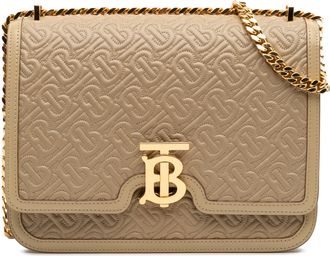 Burberry Pre-owned Womens Lola Shoulder Bag Quilted Leather - Tan - One Size