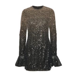 Rotate Rotate Birger Christensen, Dames, Jurken, Grijs, Maat: M Poliester