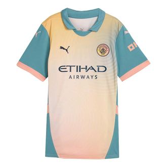 Puma (WMNS) Puma Manchester City 24/25 Fourth Replica Jersey Yellow 775141-04