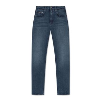 Dolce & Gabbana Straight Jeans, female, Blue, Size: L Boyfriend jeans
