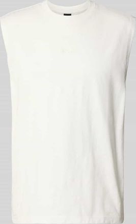 Boss Orange by Hugo Boss BOSS Orange Relaxed Fit T-Shirt aus Baumwoll-Mix Modell TE_SURF in Offwhite, Gr&ouml;&szlig;e XXL