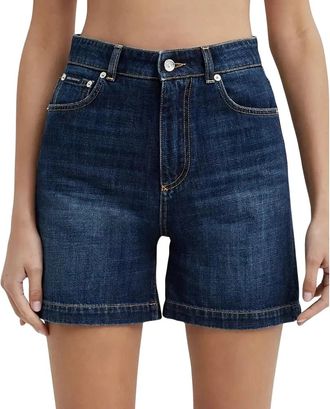 Dolce & Gabbana Denim Shorts - Dames - Denim shorts - Blauw - XS - Denim - Korte Broeken