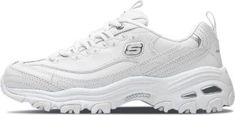 Skechers (WMNS) Skechers DLITES Daddy Shoes White Silver 11931-WSL