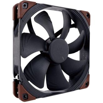 Noctua NF-A14 INDUSTRIALPPC-2000 IP67 PWM Ventola per Case da 14 cm, Nero/Marrone, Ventola Industriale Resistente allAcqua e Polvere